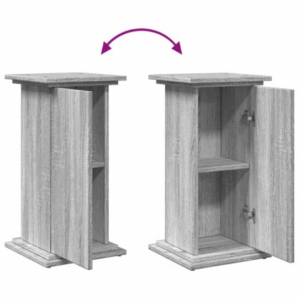 Стойка за витрини със съхранение 31x30x60 см инженерно дърво