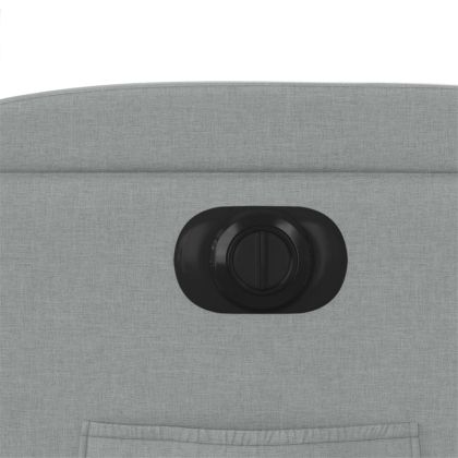 Електрически наклоняем стол, светлосив, текстил