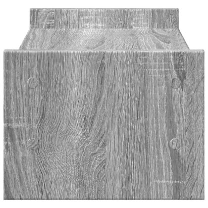 Поставка за монитор, сив сонома, 50x27x20 см, инженерно дърво