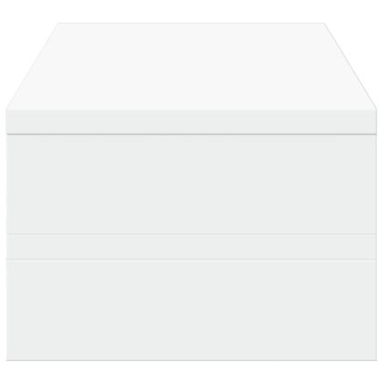 Поставка за монитор, бяла, 54x22x15 см, инженерно дърво