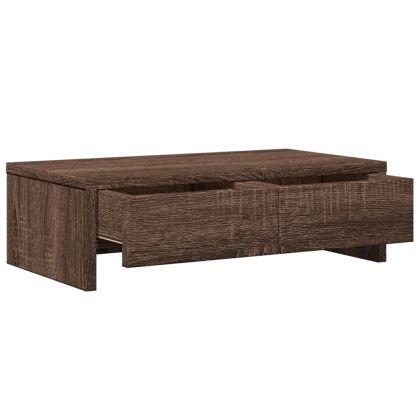 Стойка за монитор с чекмеджета 50x27x15 см инженерно дърво