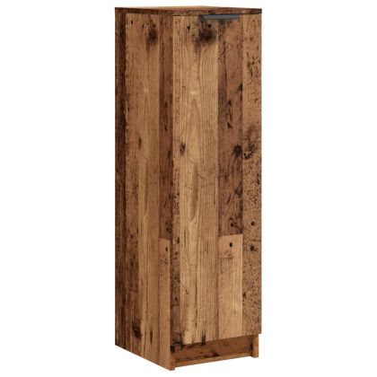 Шкаф за обувки старо дърво 29,5x35x100,5 см инженерна дървесина
