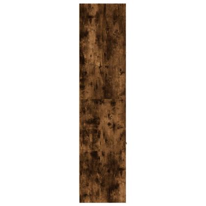 Шкаф органайзер, опушен дъб, 30x41x174,5 см, инженерно дърво