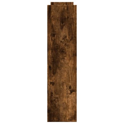 Тясна количка за съхранение 4 нива опушен дъб инженерно дърво