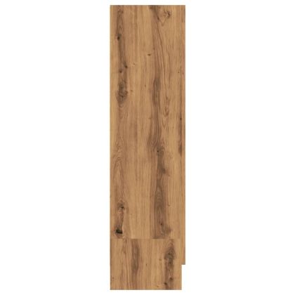 Библиотека, дъб артизан, 82,5x30,5x115 см, инженерно дърво