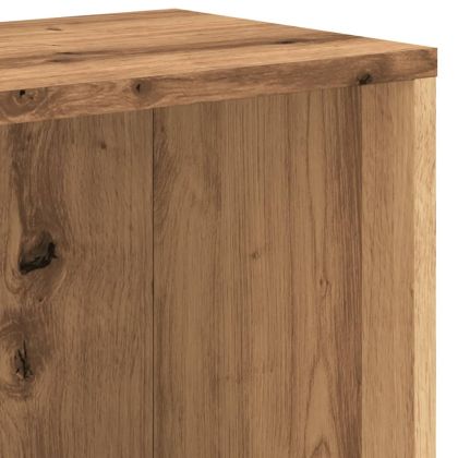 Библиотека, занаятчийски дъб, 67x24x161 см, инженерно дърво