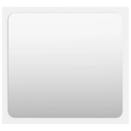 Комплект мебели за баня, 2 бр, бял, ПДЧ