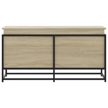 Сандък за съхранение с капак дъб сонома 100x40x51,5 см ПДЧ