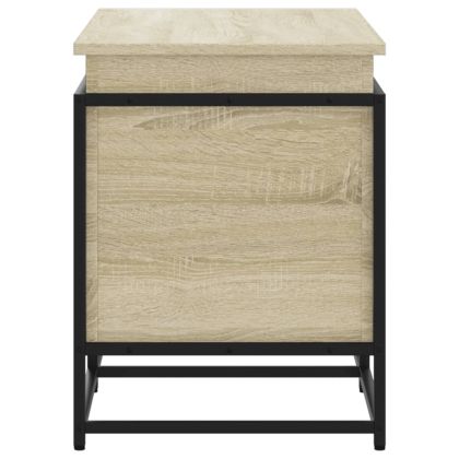 Сандък за съхранение с капак дъб сонома 100x40x51,5 см ПДЧ