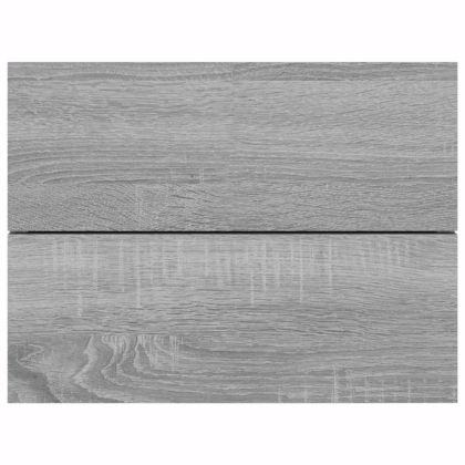 Нощно шкафче, сив сонома, 40x30x30 см, инженерно дърво