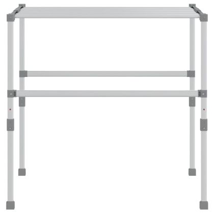 Сушилник за дрехи 83x(50-55)x(40-85) см алуминий