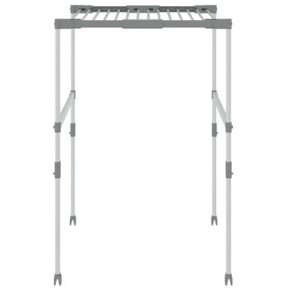 Сушилник за дрехи 83x(50-55)x(40-85) см алуминий