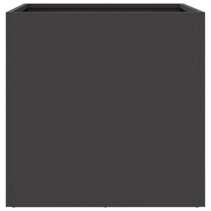 Кашпа, черна, 49x47x46 см, стомана