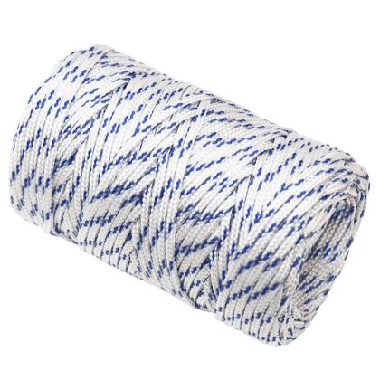 Въже за лодка, бяло, 2 мм х 25 м, полипропилен