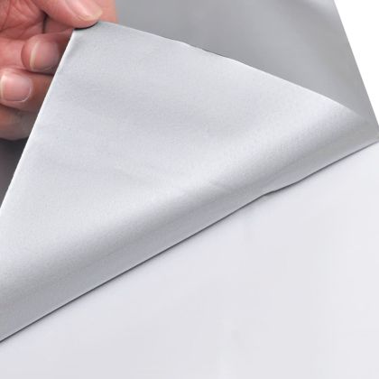 Фолиа за кола, 2 бр, матово сребристи, 100x150 см+50x150 см