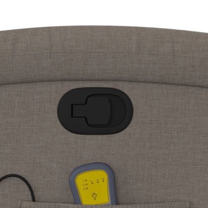 Масажен наклоняем стол, таупе, текстил