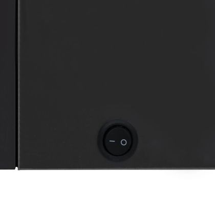 LED шкаф с огледало за баня, 89x14x62 см