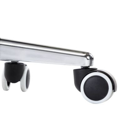 Трапезни столове, 2 бр, сини, текстил