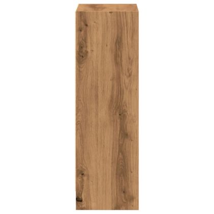 Библиотека, дъб артизан, 40x24x76 см, инженерно дърво