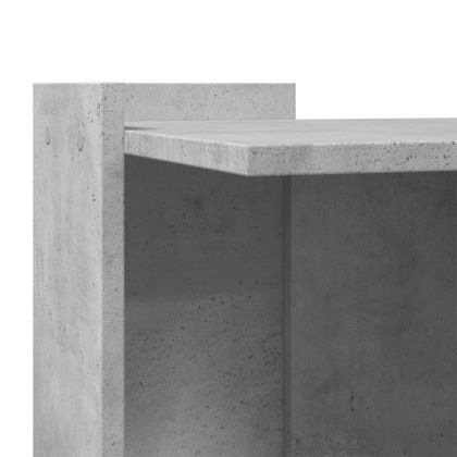 Заграждение за котешка тоалетна 42x42x51 см инженерно дърво