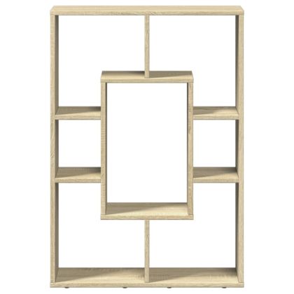 Библиотека, сонома дъб, 63x20x90 см, инженерно дърво