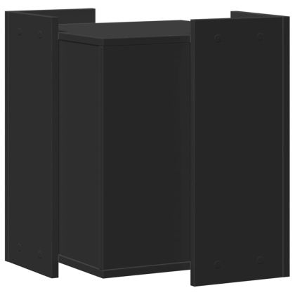 Заграждение за котешка тоалетна 42x42x51 см инженерно дърво