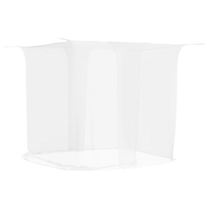 Висяща мрежа против комари 156 mesh бял 220x150x180 см