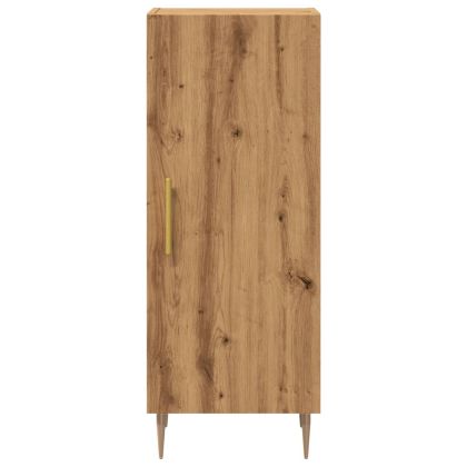 Сайдборд, дъб артизан, 34,5x34x90 см, инженерно дърво
