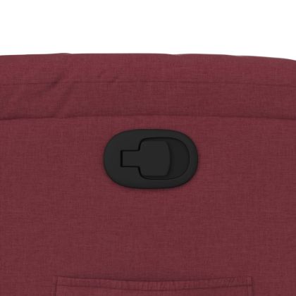 Стол реклайнер, виненочервен, текстил