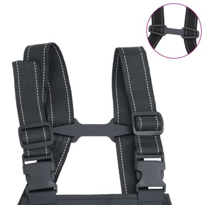 Гащеризон за риболов с ботуши, черен, размер 44