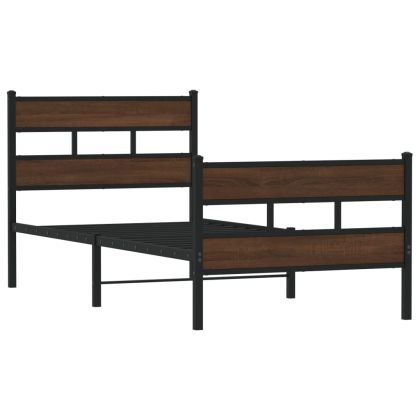 Рамка за легло без матрак, с табла и подложка, 90x190 см