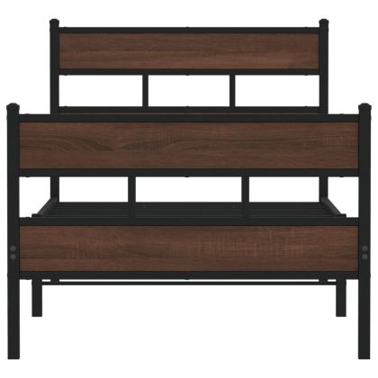 Рамка за легло без матрак, с табла и подложка, 90x190 см