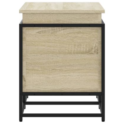 Кутия за съхранение, дъб сонома, 80x40x51,5 см, инженерно дърво