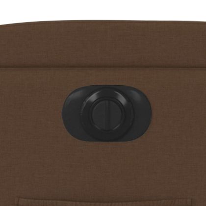 Електрически наклоняем стол, кафяв, текстил