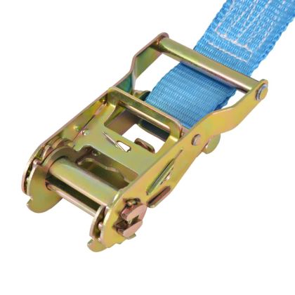 Укрепващ колан с тресчотка, 4 бр, 2 тона, 6мх38мм, син