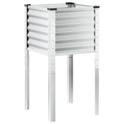 Градинска саксия 45x45x88 см, устойчива на атмосферни влияния стомана