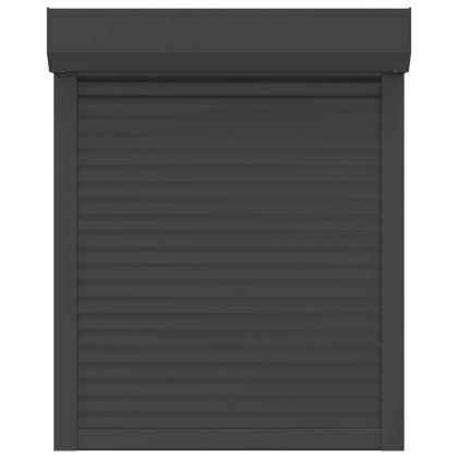 Външна ролетна щора, алуминий, 70x100 см, антрацит
