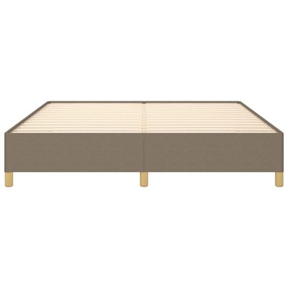 Рамка за легло без матрак, таупе, 180x200 см плат