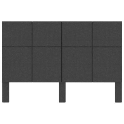 Табла за спалня тъмносива текстил 160x200 см