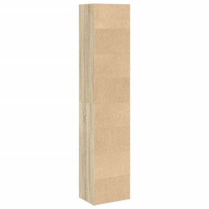 Библиотека, дъб сонома, 40x30x189 см, инженерно дърво