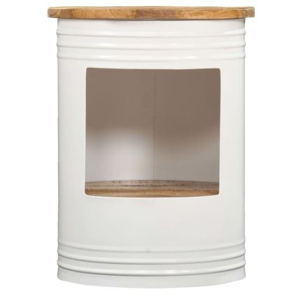 Маса за кафе, 43x55 см, масивно мангово дърво