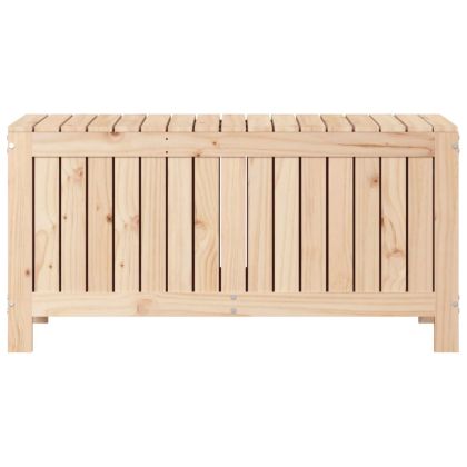 Градинска кутия за съхранение, 108x42,5x54 см, бор масив