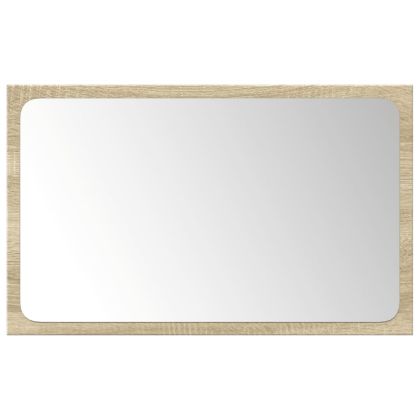 Комплект шкафове за баня от 3 части дъб сонома инженерно дърво