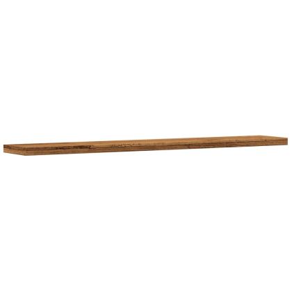 Стенни рафтове 4 бр старо дърво 60x20x1,5 см инженерно дърво