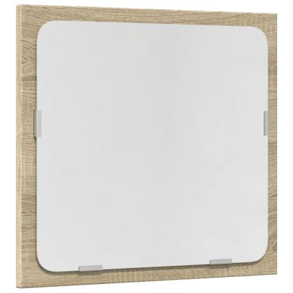 Комплект мебели за баня от 2 части, дъб сонома, инженерно дърво