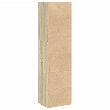 Библиотека, сонома дъб, 40x30x152 см, инженерно дърво