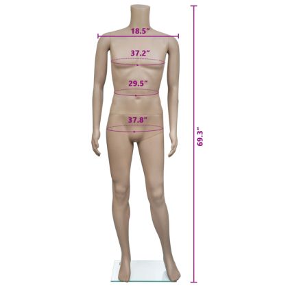 Манекен, мъжки силует, без глава