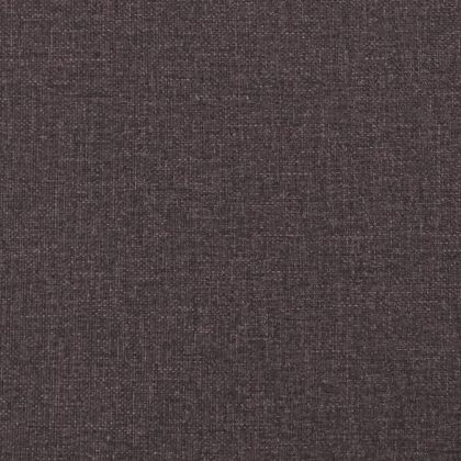 Пейка с облегалка, тъмнокафява, 120x62x75,5 см, плат