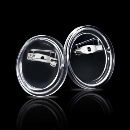 Комплект бутонни значки със закопчалки 100 бр акрил 25 мм