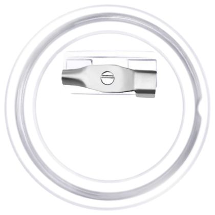 Комплект бутонни значки със закопчалки 100 бр акрил 25 мм